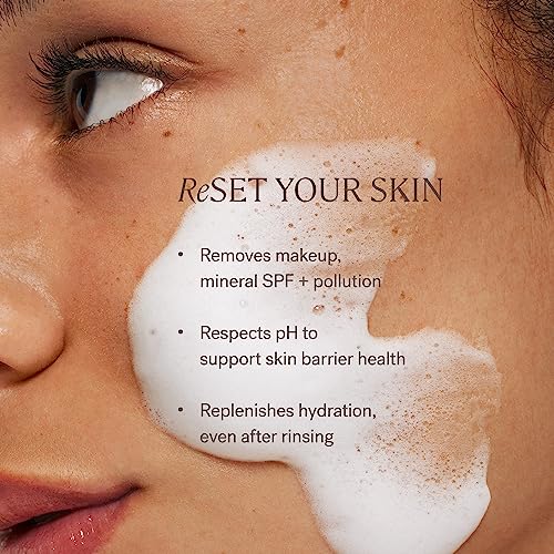 ILIA - The Cleanse Soft Foaming Cleanser + Makeup Remover | Replenish, Hydrate, Cleanse, Soften, Refresh Skin | Non-Toxic, Vegan, Cruelty-Free, Clean (6.76 fl oz | 200 ml)