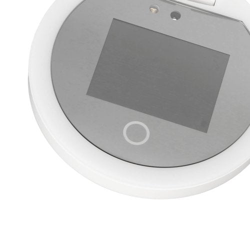 Yunir Mirror Sunscreen Testing Camera, 2X Magnification Lighted Travel Makeup Mirror with Rechargeable, Round 3.5inch Pocket Mirror with Folding for Outdoor