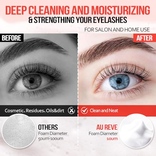 Lash Shampoo Concentrate 100 ml/3.4 fl.oz Lash Cleanser Concentrate Oil Free Eyelash Extension Shampoo for Salon Home Eyelash Care-Can Make 20 bottles of 60ml Lash Shampoo,Peach