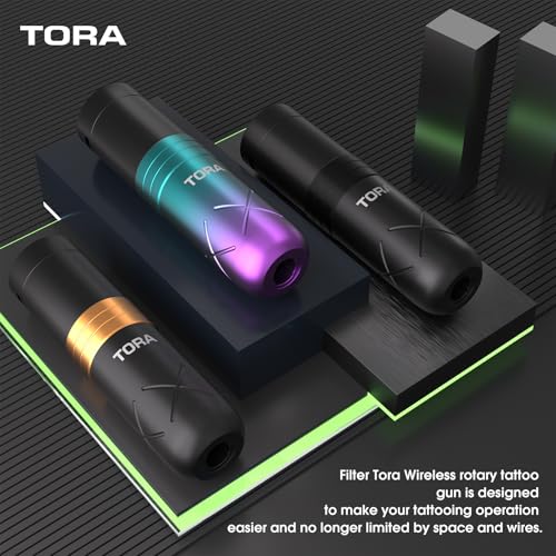 Filter Tattoo Printer Kit - Stencil Printer Machine with Tattoo Gun, 20Pcs Tattoo Cartridge Needles, 40Pcs Transfer Paper and 5OZ Stencil Gel for Beginners and Artists