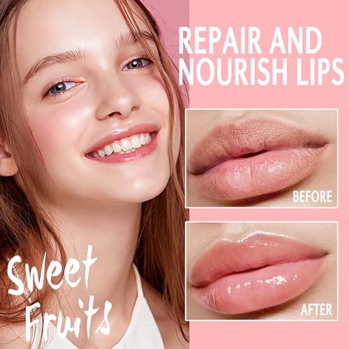 9 PCS Bee Lip Balm Lip Mask Honey Pot, Honey Lip Balm Bulk Lip Sleeping Mask Nourishing Overnight Lip Treatment, Lip Moisturizer Balm with Stick, Hydrating & Preventing Dry, Cracked Lips, Lip Scrubs