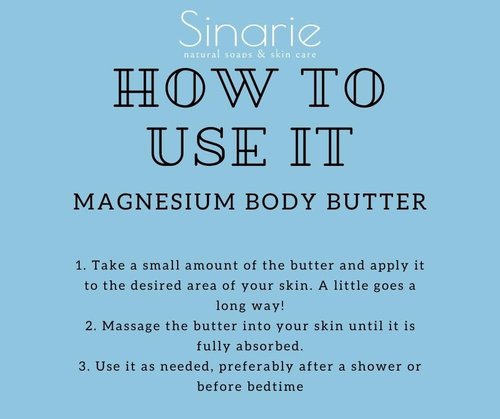 Sweet Dreams Magnesium Emulsified Body Butter, 4 oz., 1 Count | Mango Butter | Premium Magnesium Oil | Natural Ingredients | Magnesium Lotion