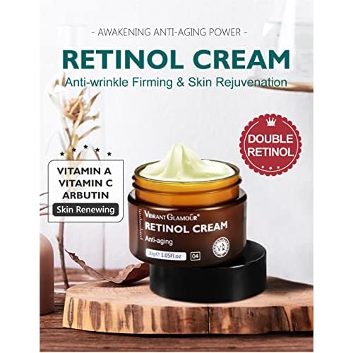 Retinol Anti Aging Face Cream & Essence, Aging, Cream, Anti-aging Firming Serum, (Cream), 1.0 Ounce