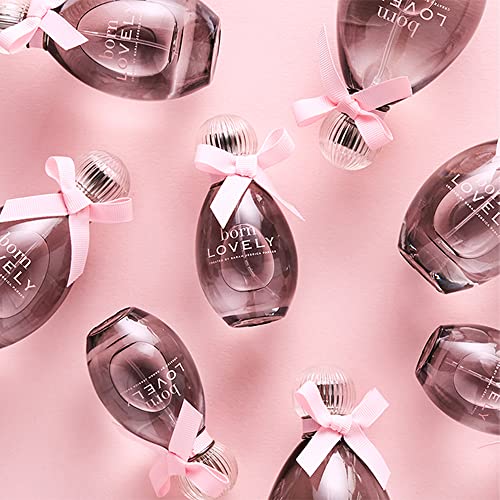 SJP Born Lovely Lush, Sweet, Elegant Amber Floral Eau De Parfum Spray Fragrance for Women - Mandarin, Peony, Honeysuckle, and Freesia - Intense, Long Lasting Scent - 1.7 oz