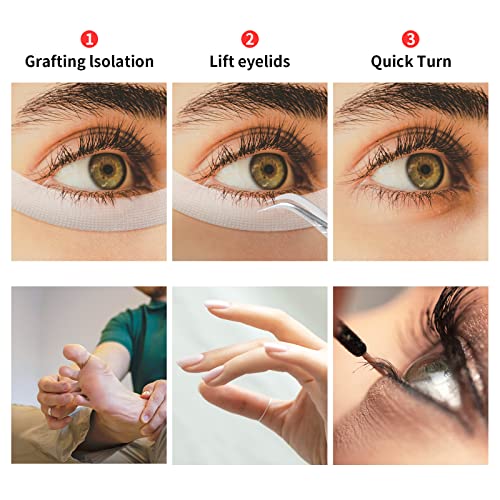 Kirecoo 6 Rolls Adhesive Eyelash Tape, Breathable PE Lash Tape,Eyelash Extension Supplies - 9 m/10 Yard Each Roll (Transparent)