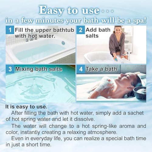 Japanese hot Spring Bath Salts, Cypress Leaf Scent, Spoon Included, 240g (pico Cypress, 1 Bag)