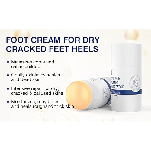 Professional Repair Heel Balm Stick for dry cracked feet treatment, intensive foot repair, moisturizes heels, deeply moisturizes and softens feet, refreshingly smooth non-greasy texture