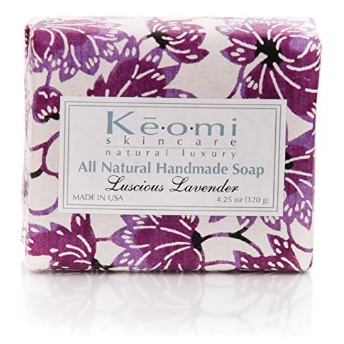 Lavender Organic Handmade Bath and Body Gift Set - by Keomi Naturals - Pamper Them with All Natural Luxury - Beautifully Packaged Ready to Give
