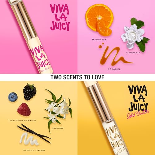 Juicy Couture Viva La Juicy Gold Eau De Parfum, Women's Perfume with Notes of Luscious Berry, Jasmine Sambac & Vanilla Cream - Fruity & Sweet, EDP Spray