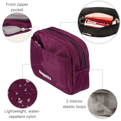 Baggallini Women's Pocket Cosmetic - Lightweight Bag - Travel Essentials Makeup Organizer Mini