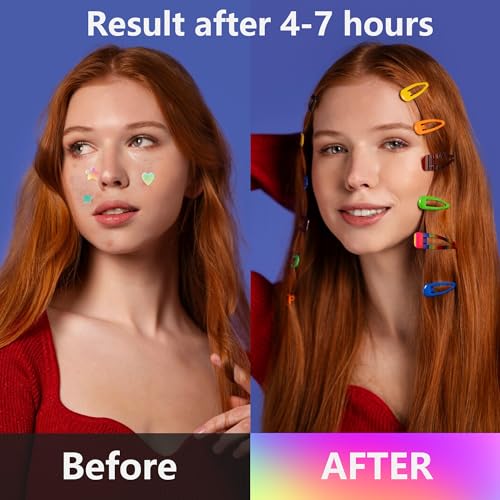 224 Counts Cute & Fashion Stars Pimple Patches for Face, Hydrocolloid Acne Patches, Zits Absorbing Patch, Covering Zits and Blemishes with Salicylic Acid, Tea Oil & Centella, Cruelty Free
