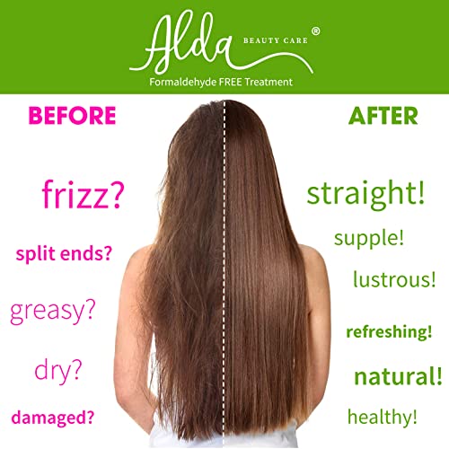 Brazilian Keratin Hair Smoothing Treatment ? Blowout Straightening System ? Formaldehyde Free (32 fl oz)