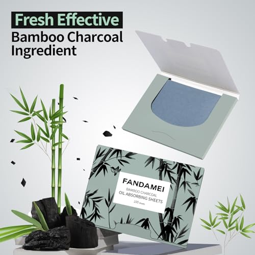 FANDAMEI 1800 Counts Oil Blotting Sheets For Face, Oil Blotting Papers For Face, Blotting Paper for Oily Skin, Oil Absorbing Sheets, Oil Control Film, Oil Absorbing Tissues