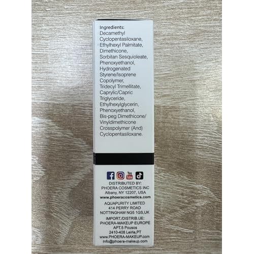 PHOERA Concealer & Foundation - Full Coverage, Matte Finish, Up to 24 Hour Fresh Wear - Includes Primer, Powder & Foundation Brush (#101 Porcelain + #102 Nude)