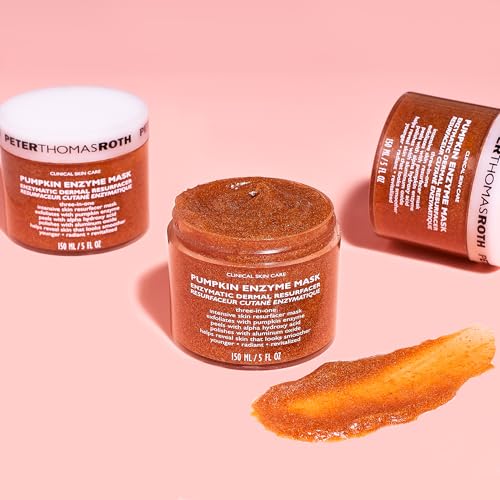 Peter Thomas Roth | Full-Size Pumpkin Enzyme Mask Enzymatic Dermal Resurfacer, Cucumber Gel Extreme De-Tox¢â Hydrator and 24K Gold Mask Pure Luxury Lift & Firm