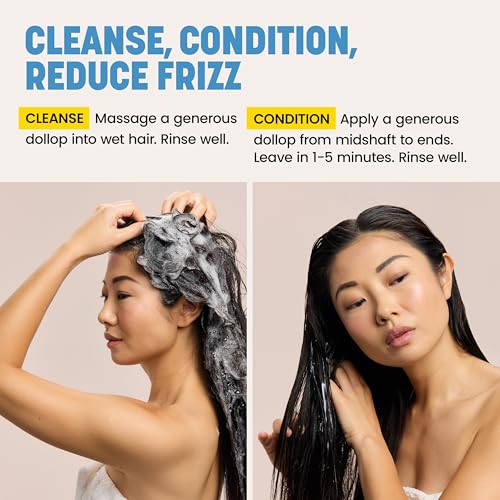 Drybar Liquid Glass Smoothing Shampoo | Cleanses Hair, Reduces Frizz, Adds Smooth & Shiny Finish, Lightweight Formula for all Hair Types, Vegan & Cruelty Free