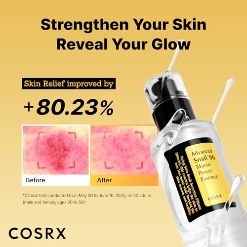 COSRX Snail Mucin Repairing Serum 100ml, Hydrating Serum for Face with Snail Secretion Filtrate for Dull Skin & Fine Lines, Korean Skin Care, Stocking Stuffers for Women