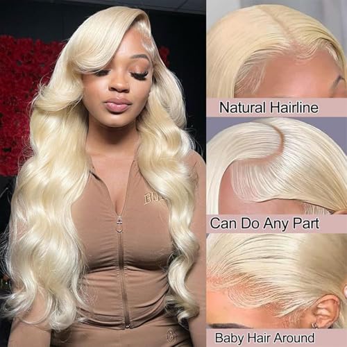 613 Frontal 13x4 Frontal Human Hair Blonde Ear To Ear Frontal Closure 12A Grade Brazilian Virgin Remy Human Hair 10 Inch