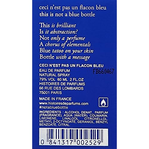 Histoires de Parfums This Is Not A Blue Bottle Eau De Parfum Spray, 2 Fl Oz