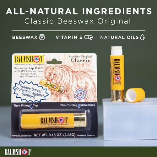 BALMSHOT Lip Balm 4 Pack (Classic)