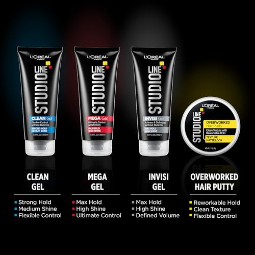 L'Oreal Paris Studio Line Clear Minded Clean Gel - Strong Hold 6.8 fl; oz.