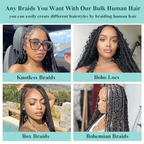 P427 Human Braiding Hair Deep Wave Bulk 12 inch Human Hair Weave 3 Bundles No Weft Brazilian Virgin Deep Curly Extensions