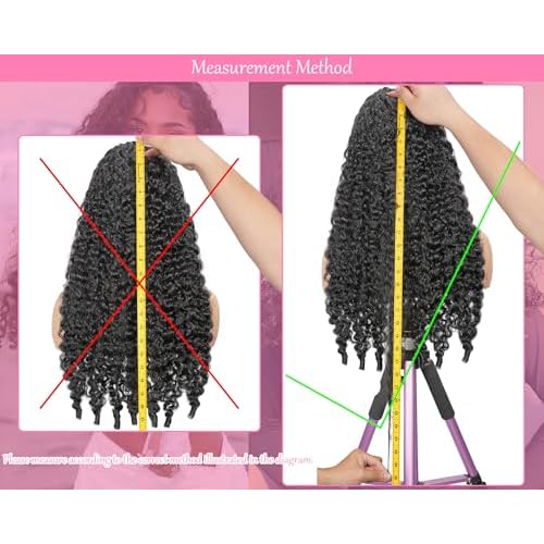 Burmese Curly 13x6 Lace Frontal Wigs Human Hair - Virgin Hair HD Lace Front Pre Plucked, 250% Density 22 Inch Natural Black (100% Free of Synthetic) for Black Women