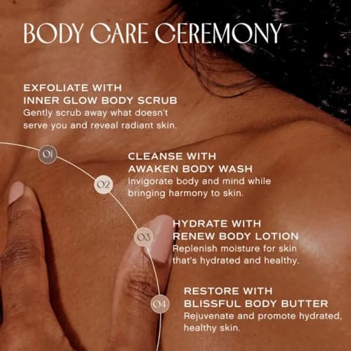 INNERSENSE Organic Beauty - Inner Glow Body Scrub | Non-Toxic, Cruelty-Free Exfoliating Enzyme Body Scrub (6.7 fl oz | 200 ml)