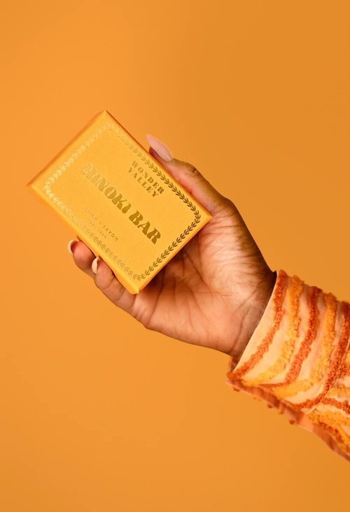 WONDER VALLEY - Hinoki Soap Bar | Vegan, Cruelty-Free, Plastic-Free | Unisex for All Skin Types | Japanese Hinoki, Cedarwood, Siberian Fir (5 oz | 142 grams) - 1 bar