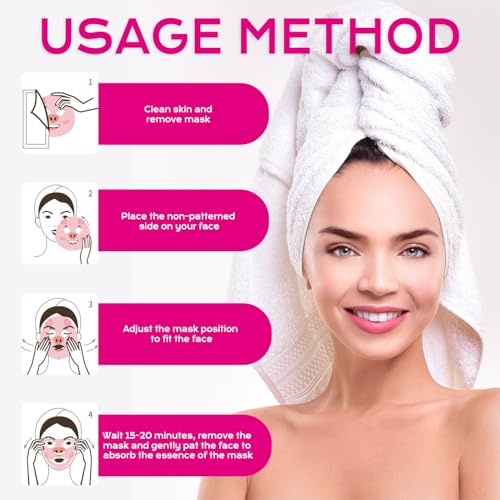 7PCS Kids Face Mask Set Spa Treatment Facial Mask for Kids, Moisturizing Spa Party Facial Mask Skincare Set