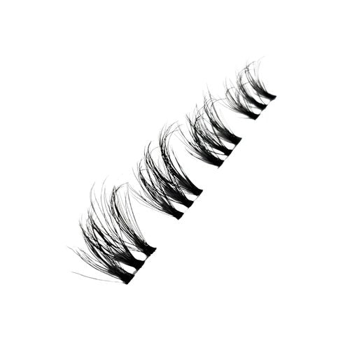 PRO Extend Lash System | 48 Lash Clusters in 4 lenghts: 10mm 12mm 14mm 16mm | Flat-Band All-Day Comfort | DIY Lash Extensions (W2 | WISPY)