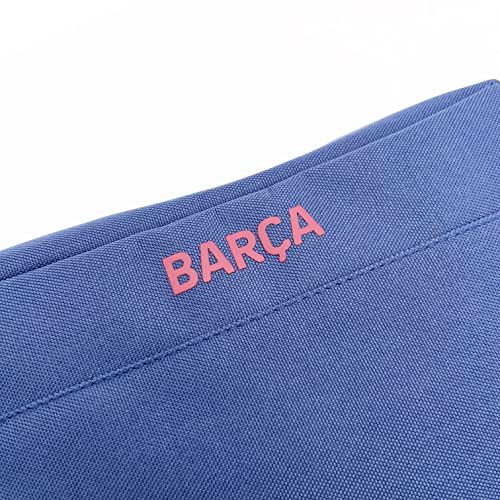 Icon Sports Fan Shop FC Barcelona World Soccer Club Team Logo Officially Licensed Toiletry Travel Bag (Navy, ONE SIZE)