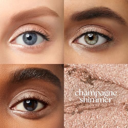 Julep Eyeshadow 101 Cream-to-Powder Waterproof Shadow Stick ? Champagne Shimmer ? Long-Lasting, Crease-Proof, Medium Golden-Beige Shimmer Cream Eyeshadow with Built-in Smudger