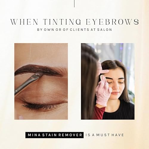 Mina Henna Tint Stain Remover, Softly removes hair color from the scalp, skin around from the eyebrows, hair, beard and mustache quickly and gently 200ml, colorfix hair color remover