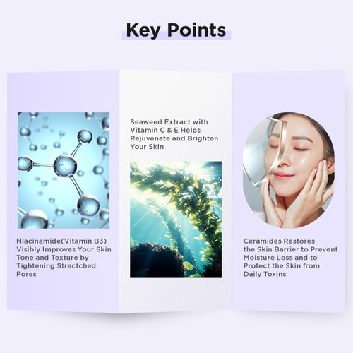 DEWYCEL AMPULE SERUM with Niacinamide, Ceramide NP, and Hyaluronic Acid | Highly Absorptive Hydrating Serum with Micro-Molecules | Korean Premium Skincare | 3.4 fl oz / 100 ml