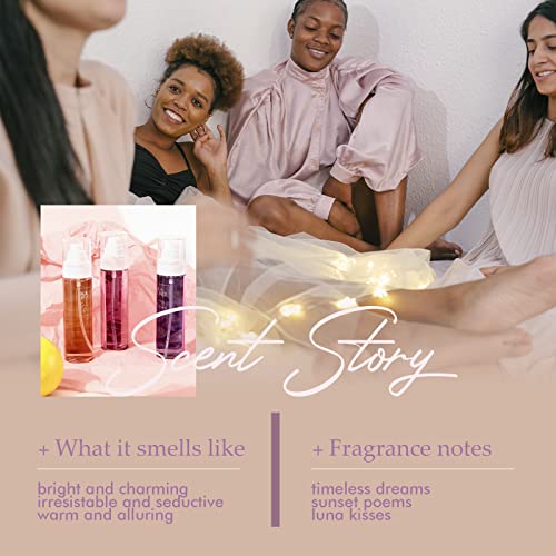Womens Body Spray, Fragrance Mist Gift Set, Body Spray for Women, Pack of 3, Each 3.4 Fl Oz, Total 10.2 Fl Oz, Dreams
