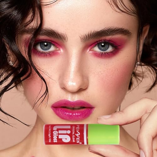 Yasovigi 6 Colors Lip Oil Lip Stain, Watery Lip Oil Lip Tint Stain Set, Liquid Lipstick Lip Gloss Moisturizing, Multi-use Lip and Cheek Tint, Non-Sticky, High Pigment (Type A)