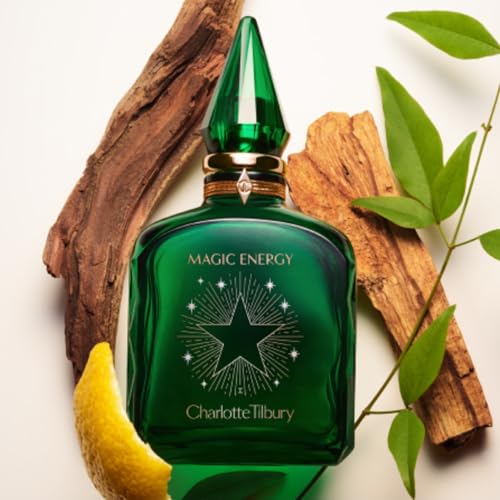 Charlotte Tilbury Magic Energy Eau De Parfum - Pheromone Enhancing Woody Perfume Enriched with Naturally-Derived Oil - Long-Lasting Scent with Notes of Bergamot, Cashmere Wood & Palo Santo