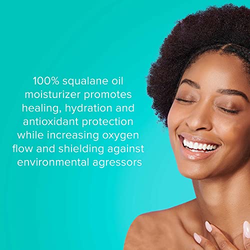 ClarityRx Nourish Your Skin 100% Squalane Oil for Face, Natural Plant-Based Moisturizing Facial Serum with Antioxidants for Dry Skin
