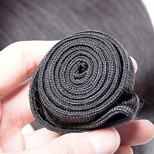 Human Hair Bundles Body Wave Bundles 34 34 34 Inch #1B Natural Black Body Wave Bundle Unprocessed Brazilian Virgin Weave Hair 3 Bundle 50 Gram Per Bundle