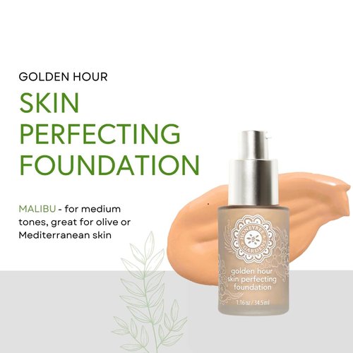 Honeybee Gardens Liquid & Powder Foundation Duo | Malibu