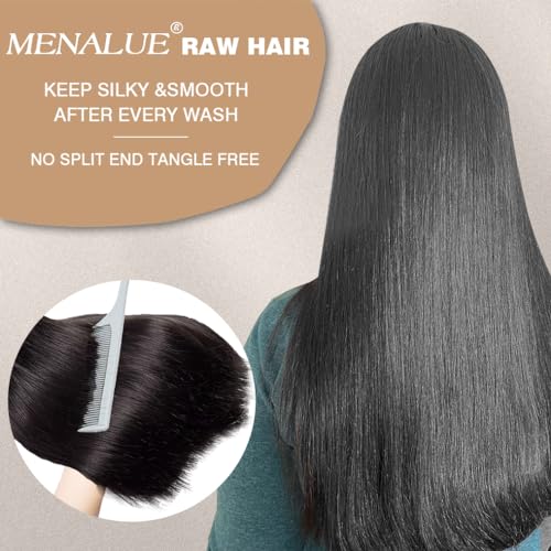 Raw Straight Bundles Human Hair 20 22 24 Inch 100% Unprocessed 16A Vietnamese Human Hair Bundles Straight Virgin Hair Sew In 3 Bundles Thick Hair Extensions Natural Color