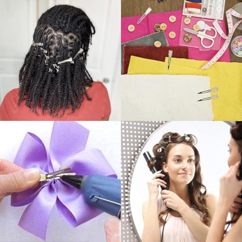 Hair Pins Kit,B1jounie YA Dance Stuff Cosmetology Kit Bobby Pins for Women Girls 126Pcs Hair Accessories Kit with Storage Box for Dance Ballet Cheerleading Travel