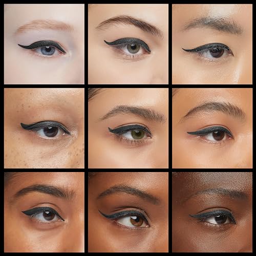Luxillia Magnetic Eyeliner for Magnetic Eyelashes, Upgraded Strongest Hold, Most Natural Look, Waterproof, Smudge Proof Liquid Liner in Black