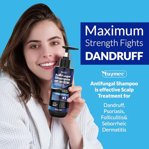 Psoriasis Shampoo, Seborrheic Dermatitis Folliculitis Shampoo, Anti-Fungal and Anti-Dandruff for Men and Women 300ML.