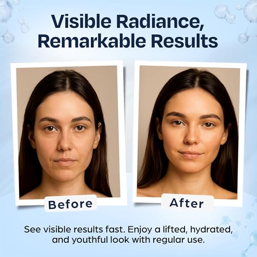 Everyday Glow Cream - Radiant Renewal Trio with Collagen, Retinol & Hyaluronic Acid - Hydrating Face & Decollete Cream for Women of All Ages - 1.7 oz