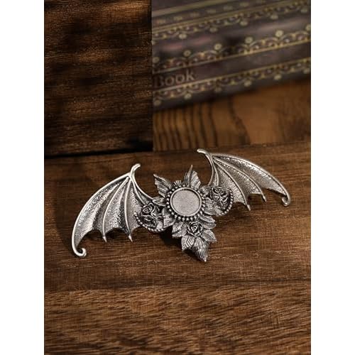 HAQUIL Vintage Gothic Bat Sun Hairpin, Punk Rock Hair Clip for Women Hair Accessories