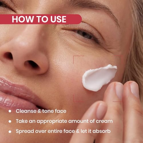 Facial Contour Repairing Cream with Rhubarb Extract, Collagen for Moisturizing, Hydrating, Skin Tightening, Wrinkle Reduction (1PCS)