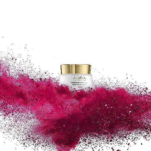 AHAVA Halobacteria Restoring Nutri-Action Cream - Anti-Aging, Ultra-Nourishing for stressed, mature & lacklustre skin, lifts, smoothes & restores luminosity, with Osmoter Hamamelis & Shea, 1.7 Fl.Oz