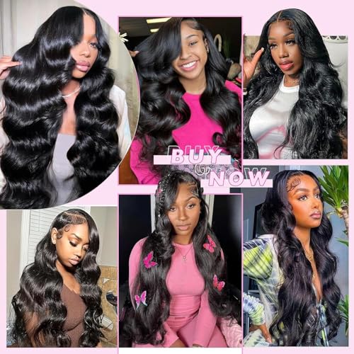 Selina Hair 12A Brazilian Body Wave 4 Bundles Human Hair 8 10 12 14 Inch 400g/Pack Remy Hair Unprocessed Human Hair Weave Hair Extensions for Women Natural Black Color